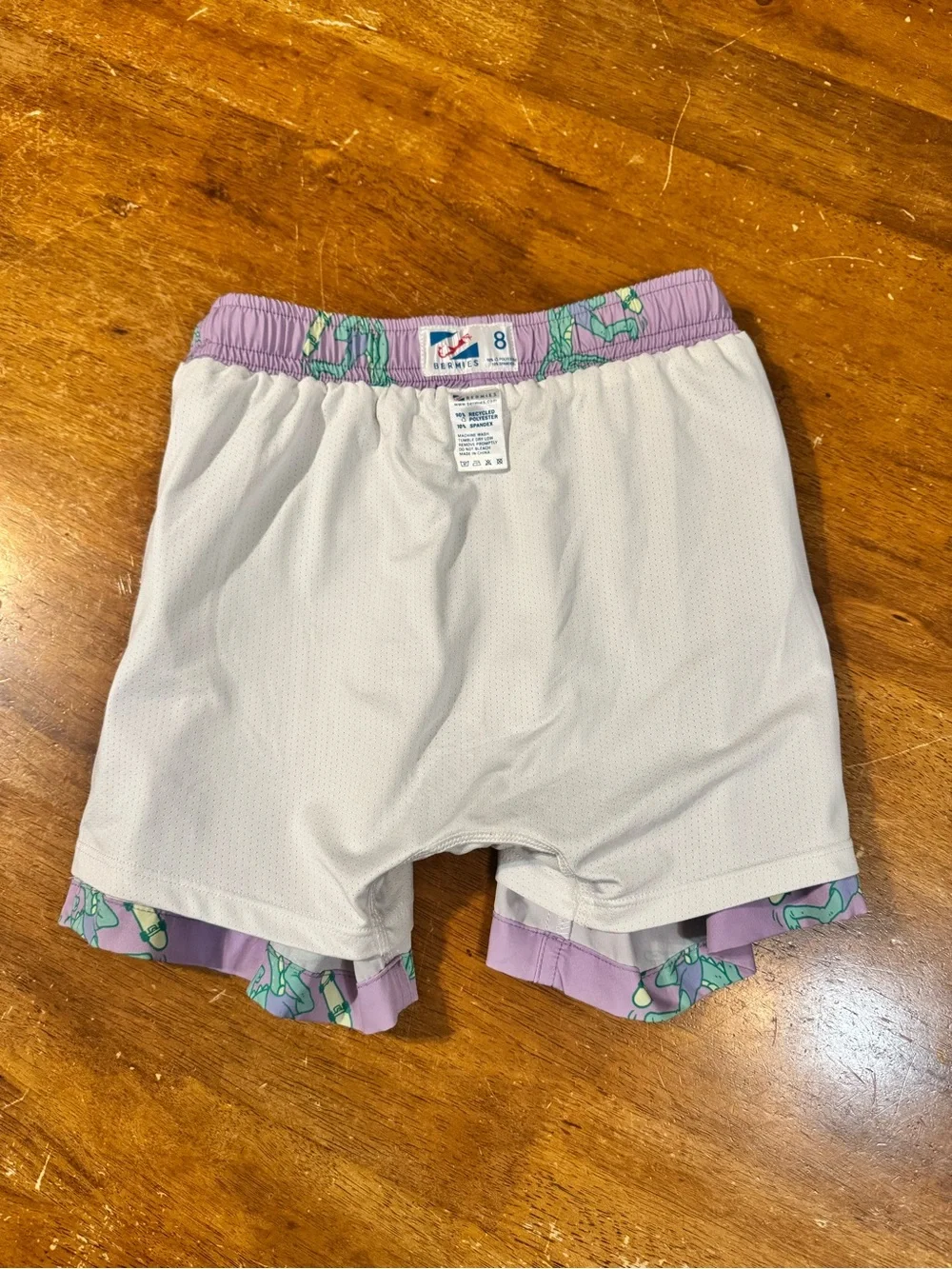 Bermies Boys Croc Ollie Swim Trunks size 8